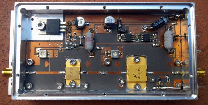10GHz 15W power amplifier